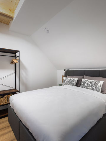 Family Loft with Balcony - Bedroom