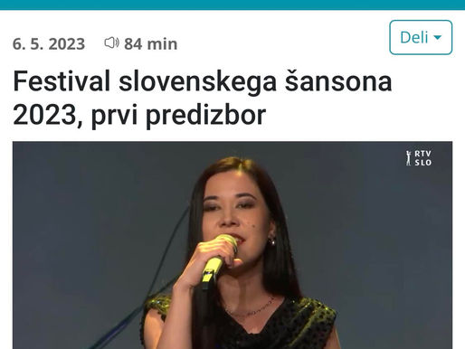Café noisette na Festivalu slovenskega šansona