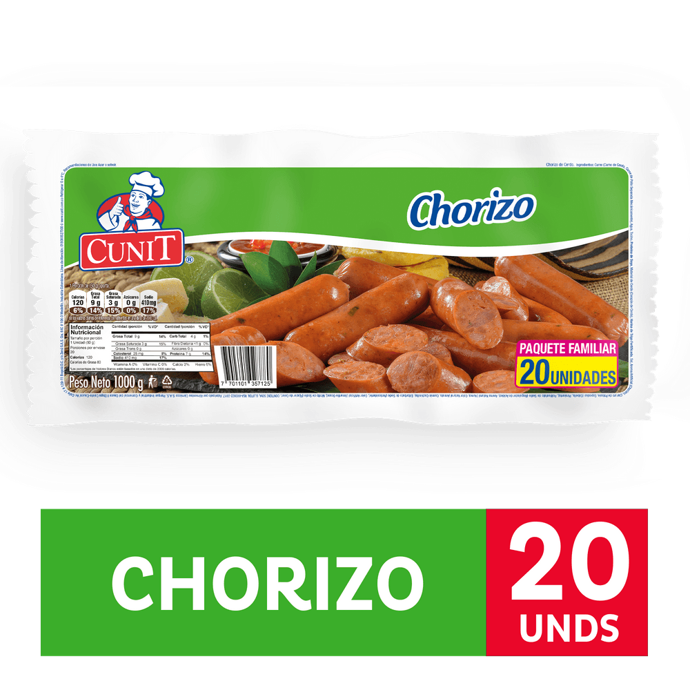 Chorizo Cunit 1000g