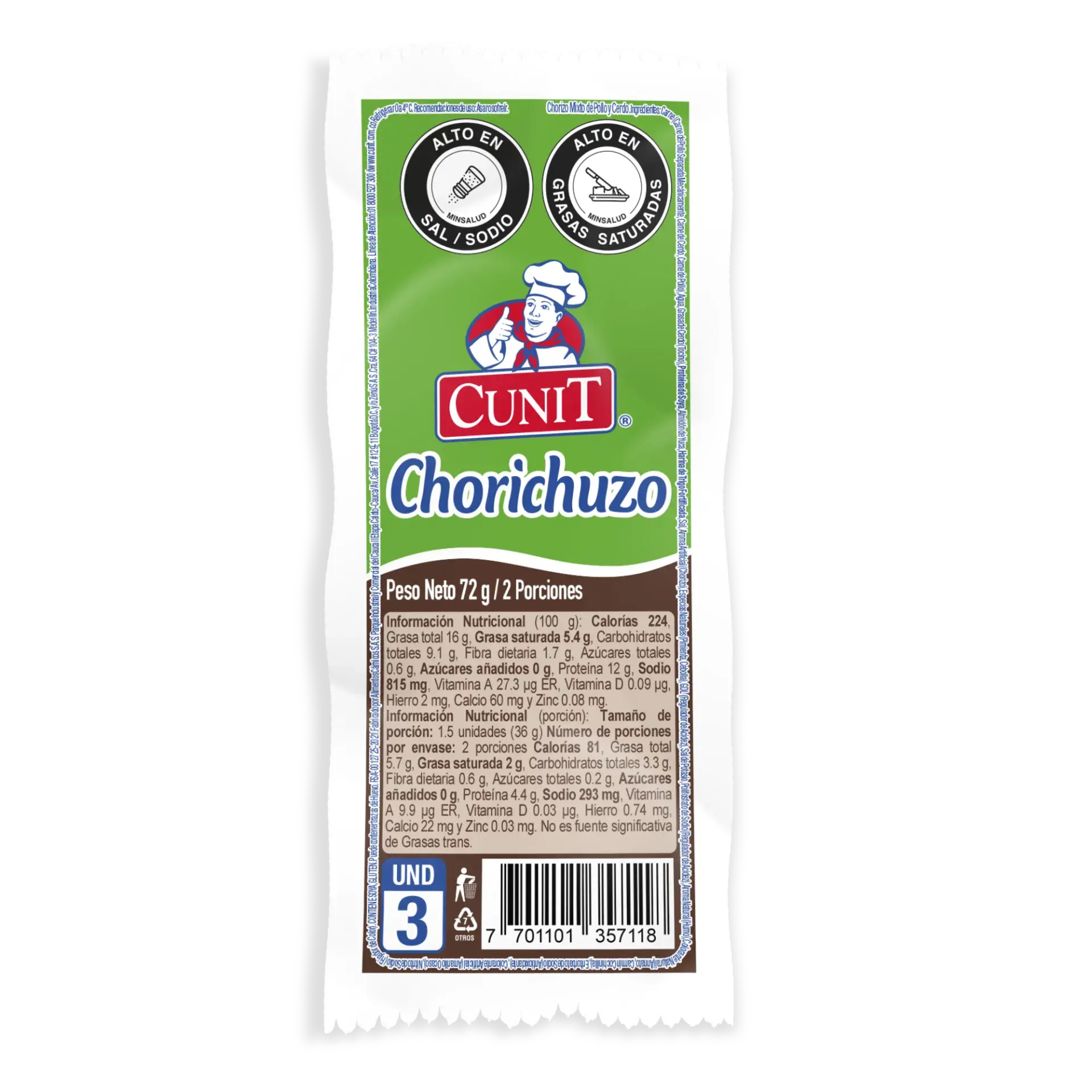 Chorichuzo Cunit 72g