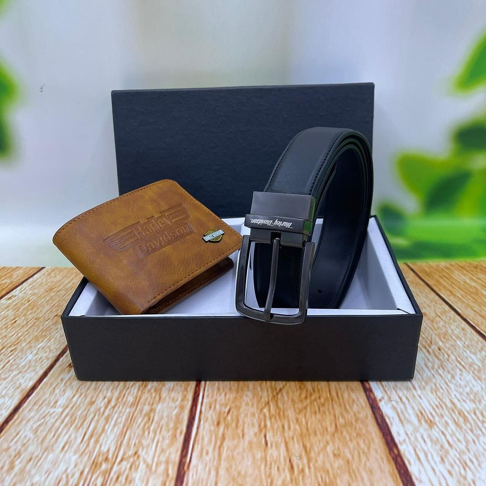 Thumbnail: Walet and belt mixed brands