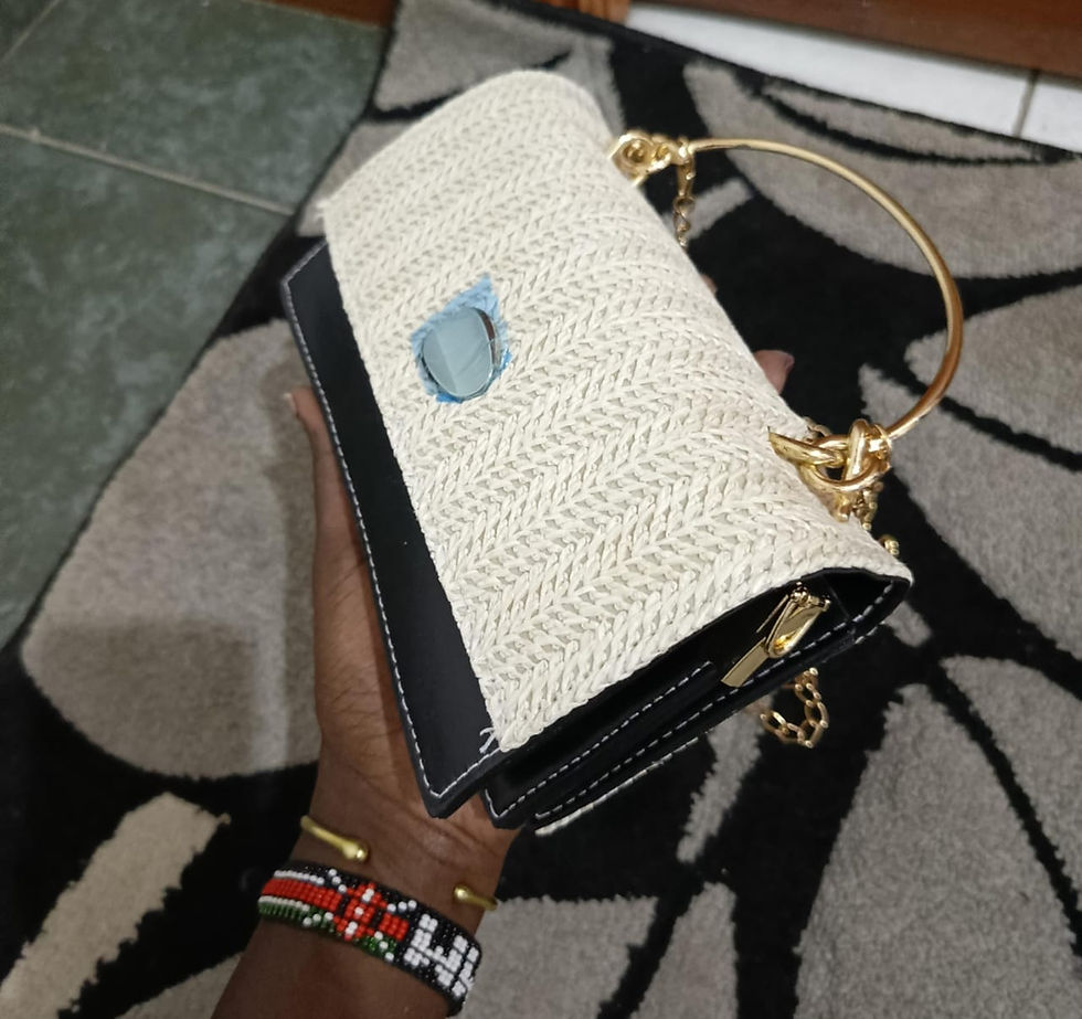 Thumbnail: Straw plaited crossbody bag