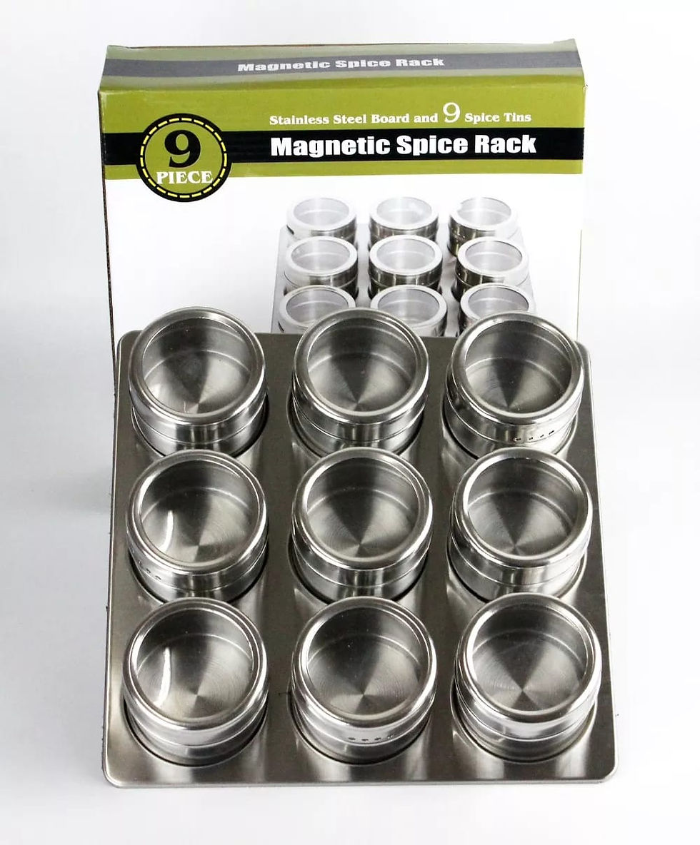 *Magnetic Cruet Condiment Spice Jar Set*