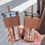 Thumbnail: Glass Cups With Cover+Straw+Leather Sleeveand