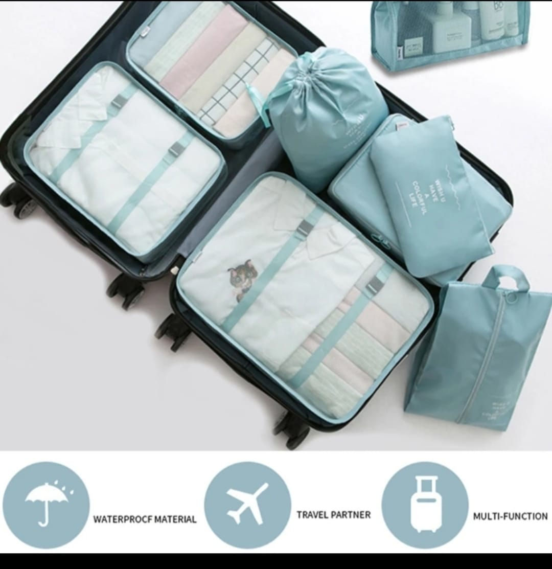 8pcs Luggage Travel Organizer