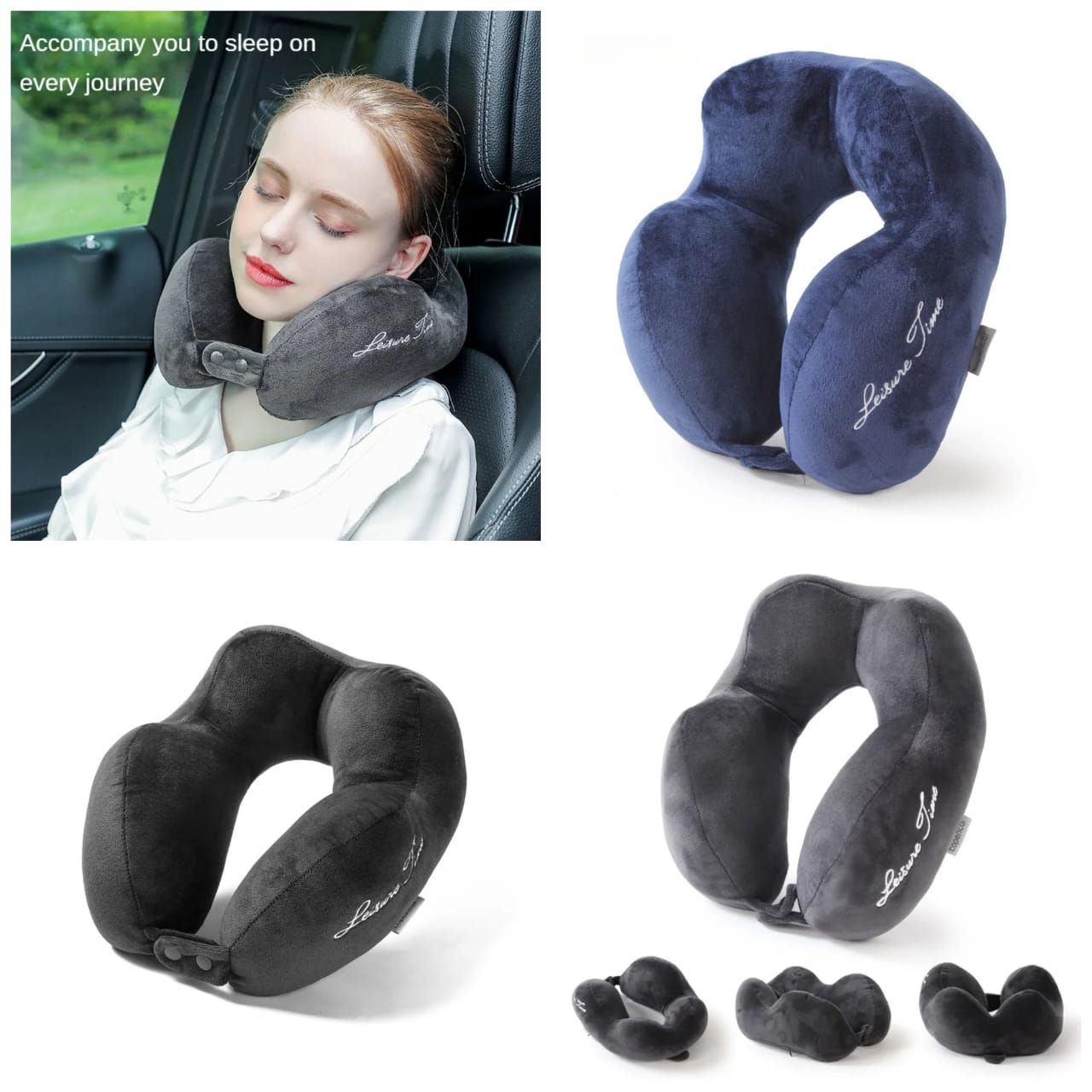 Travel neck pillow