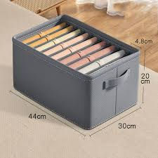 16 GRID VERSATILE FOLDABLE DOUBLE COMPARTMENT CLOSET ORGANIZER WITH DIVIDER