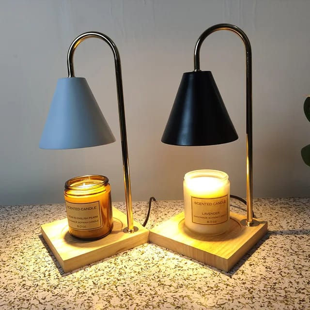 Thumbnail: Electric Candle Wamers with wooden base