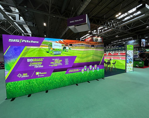 MJ Abbott x Premier Pitches x SIS Pitches - Saltex 2023 Exhibition NEC