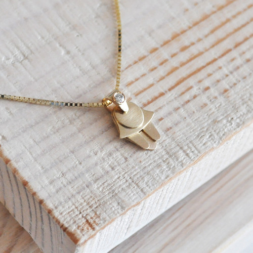 Bell - yellow gold & diamond (S) | KAYA jewelry