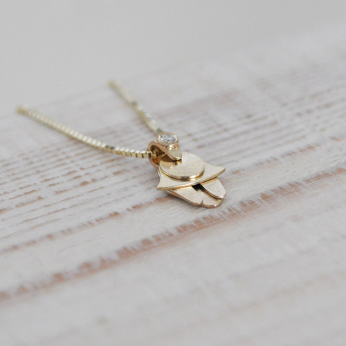 Bell - yellow gold & diamond (S) | KAYA jewelry