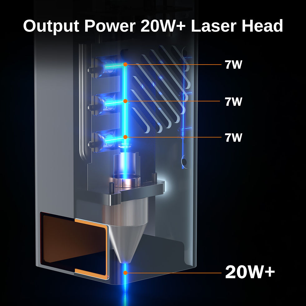 Thumbnail: LASER TREE Laser Engraver with 20W Laser Module Working Area 400x800mm Laser Eng