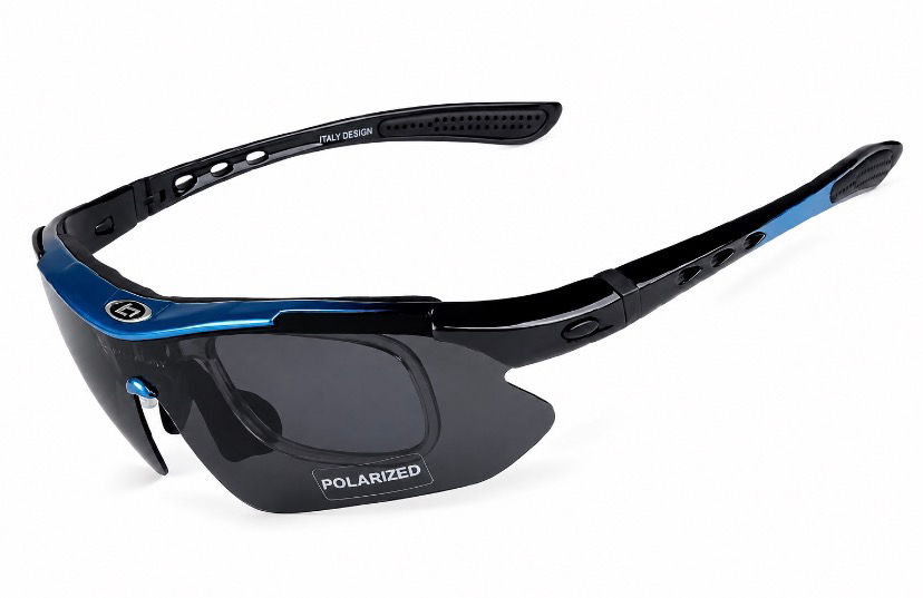 Thumbnail: Polarized Cycling Sports Sunglasses for Men & Women, UV400 Wraparound Outdoor Ey