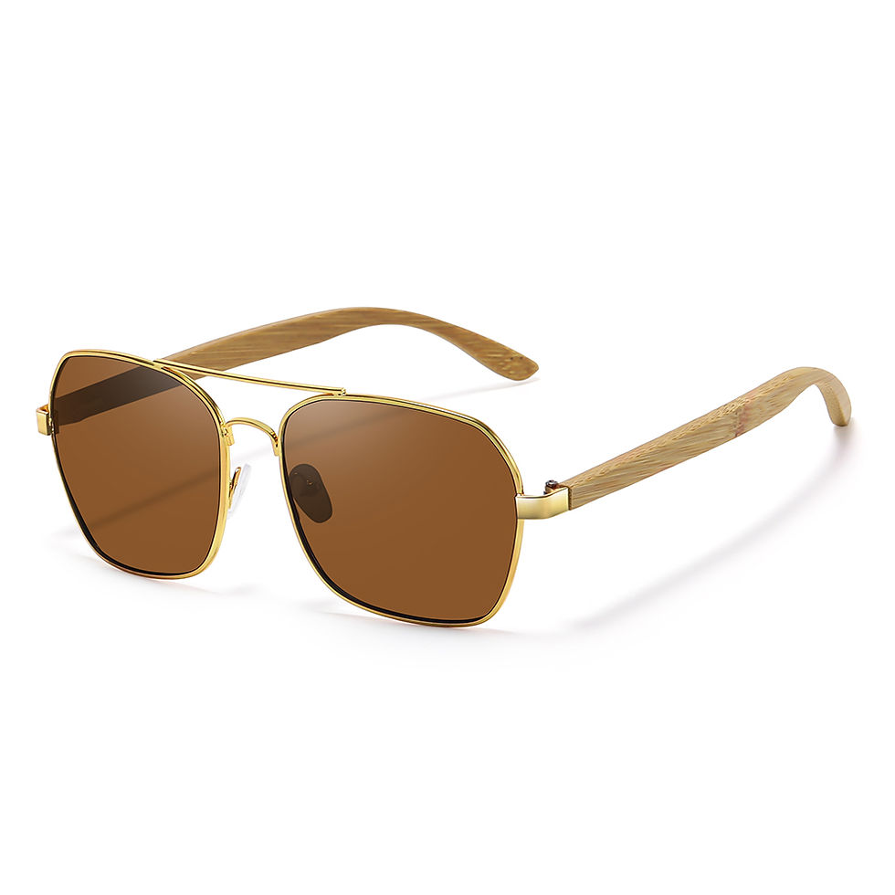 Thumbnail: GM Fashion Retro Metallic Square Sunglasses and Men Luxury Design