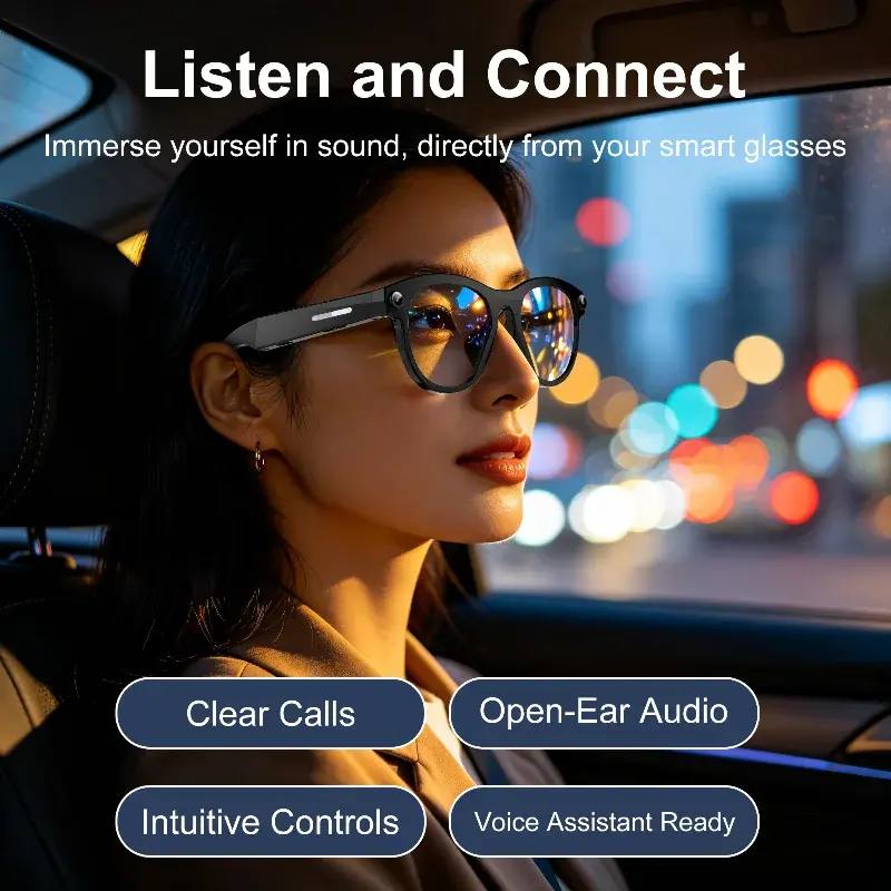 Thumbnail: Lenovo New 2400W HD Camera AI Smart Glasses