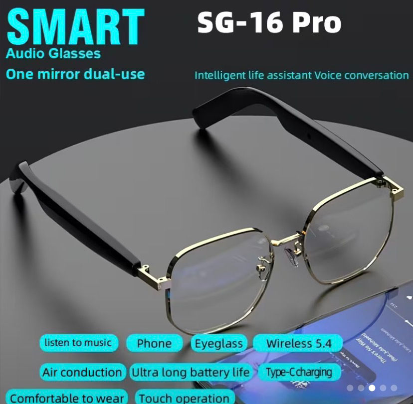 Thumbnail: SG-16 Pro Smart Audio Glasses – Wireless Bluetooth 5.4 Open Ear