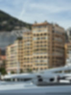 Terrasses du Port Monaco building with modern architecture and large sea-facing balconies