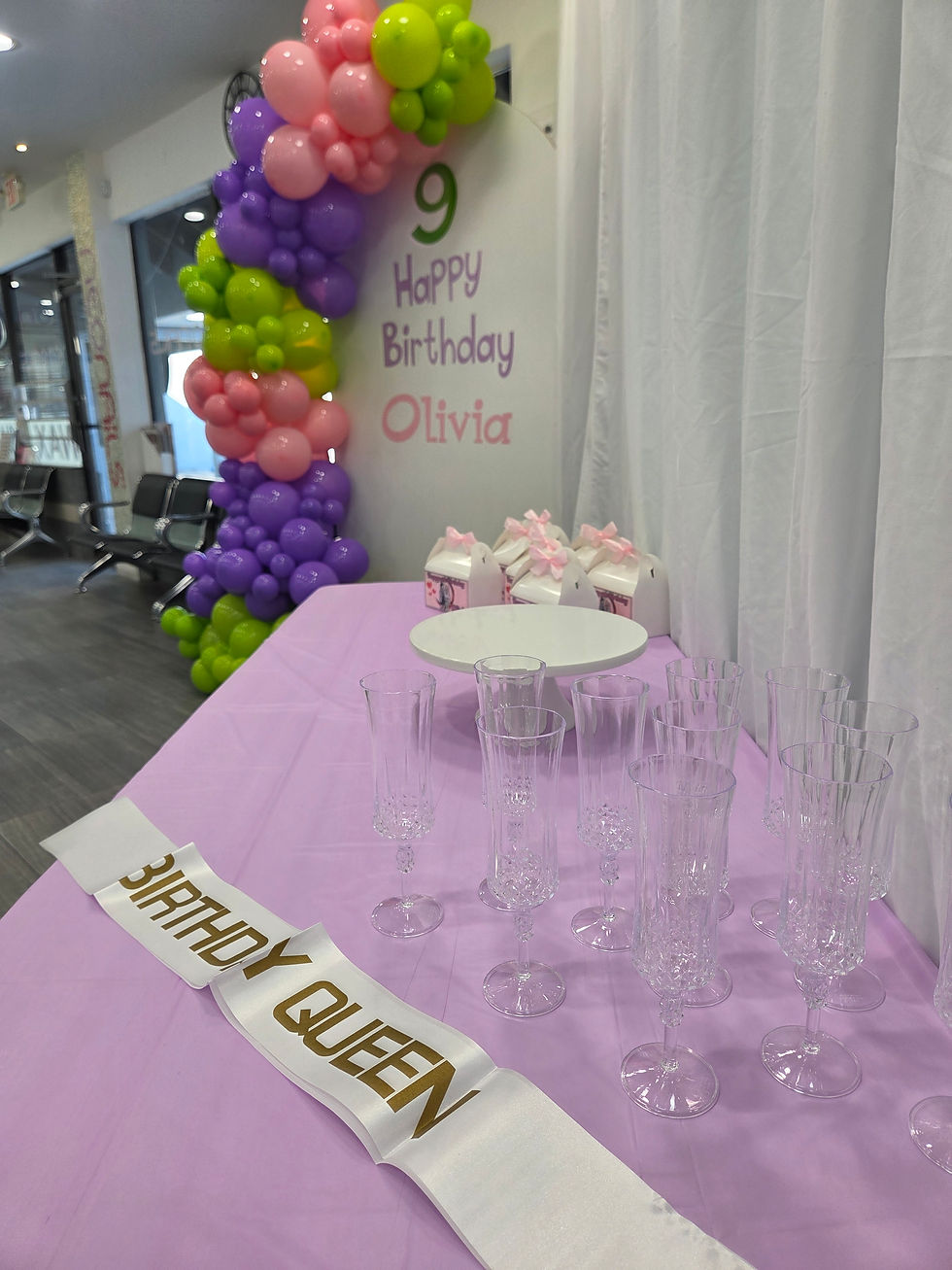 Girl spa party Miami