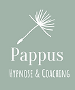 Logo mit einzelnem Pusteblumensame genannt Pappus