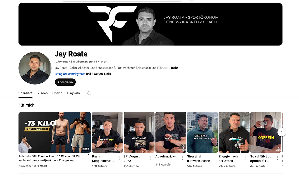 Youtube Roata Coaching