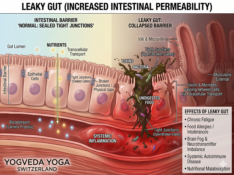 The mechanical reality: A healthy system filters nutrients; a collapsed system leaks toxins directly into your blood.