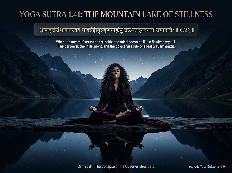 Yoga Sutra 1.41 Meaning: The Flawless Crystal of the Mind (Samāpatti)