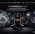 3D mapping of cognitive flexibility in yoga: The neurobiological link between microscopic focus (Task-Positive Network) and macroscopic awareness (Global Workspace) through meditative silence as per Yoga Sutra 1.40. Yogveda Yoga Switzerland branding on bottom right.