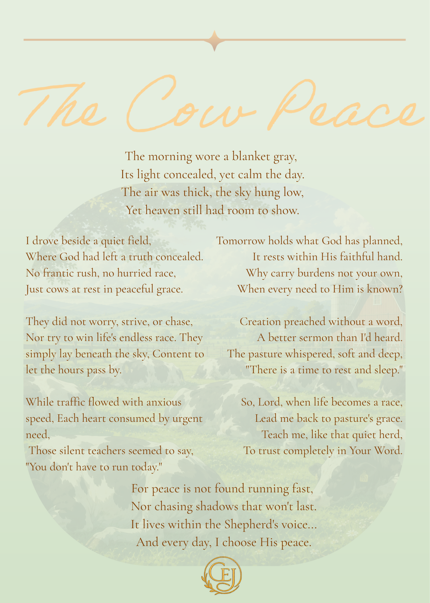 The Cow Peace