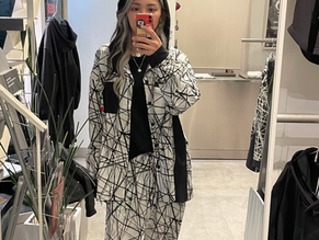 総柄セットアップ着用レビュー