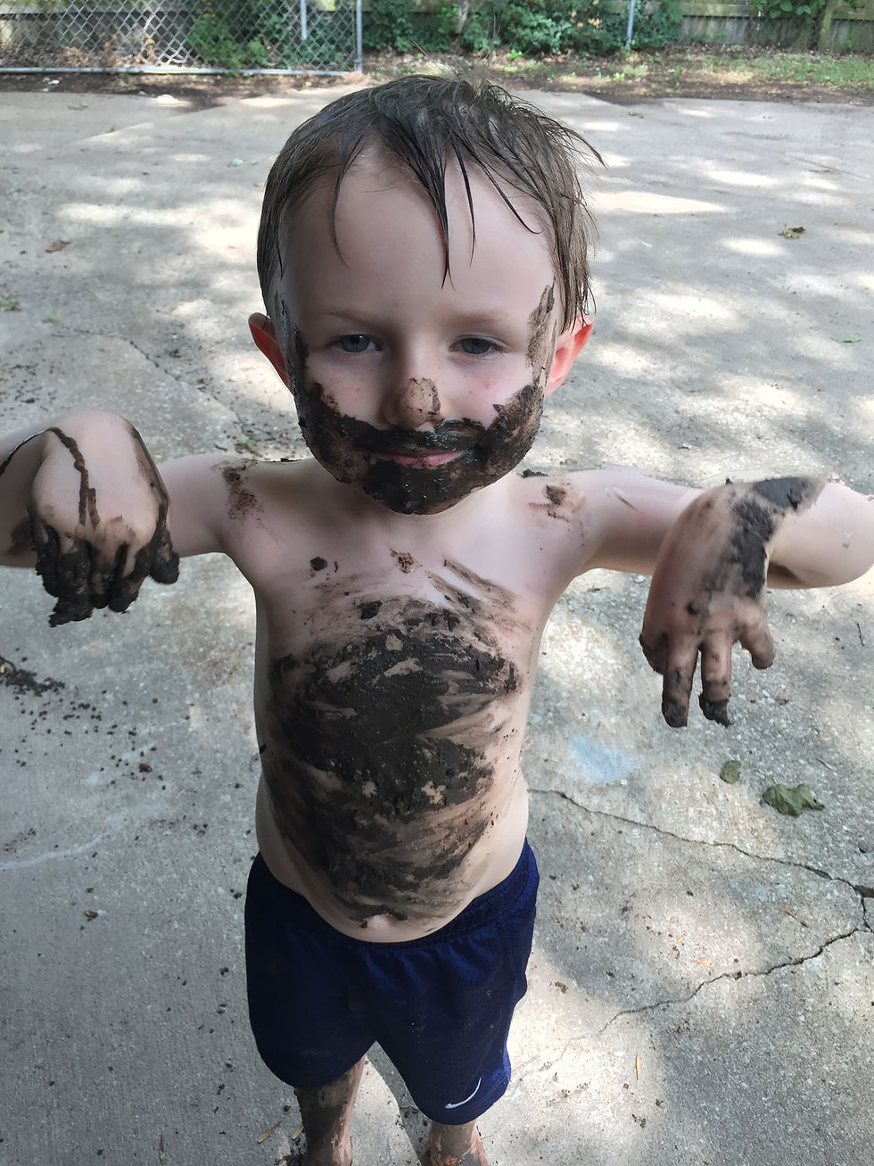 Mud-puddles fun