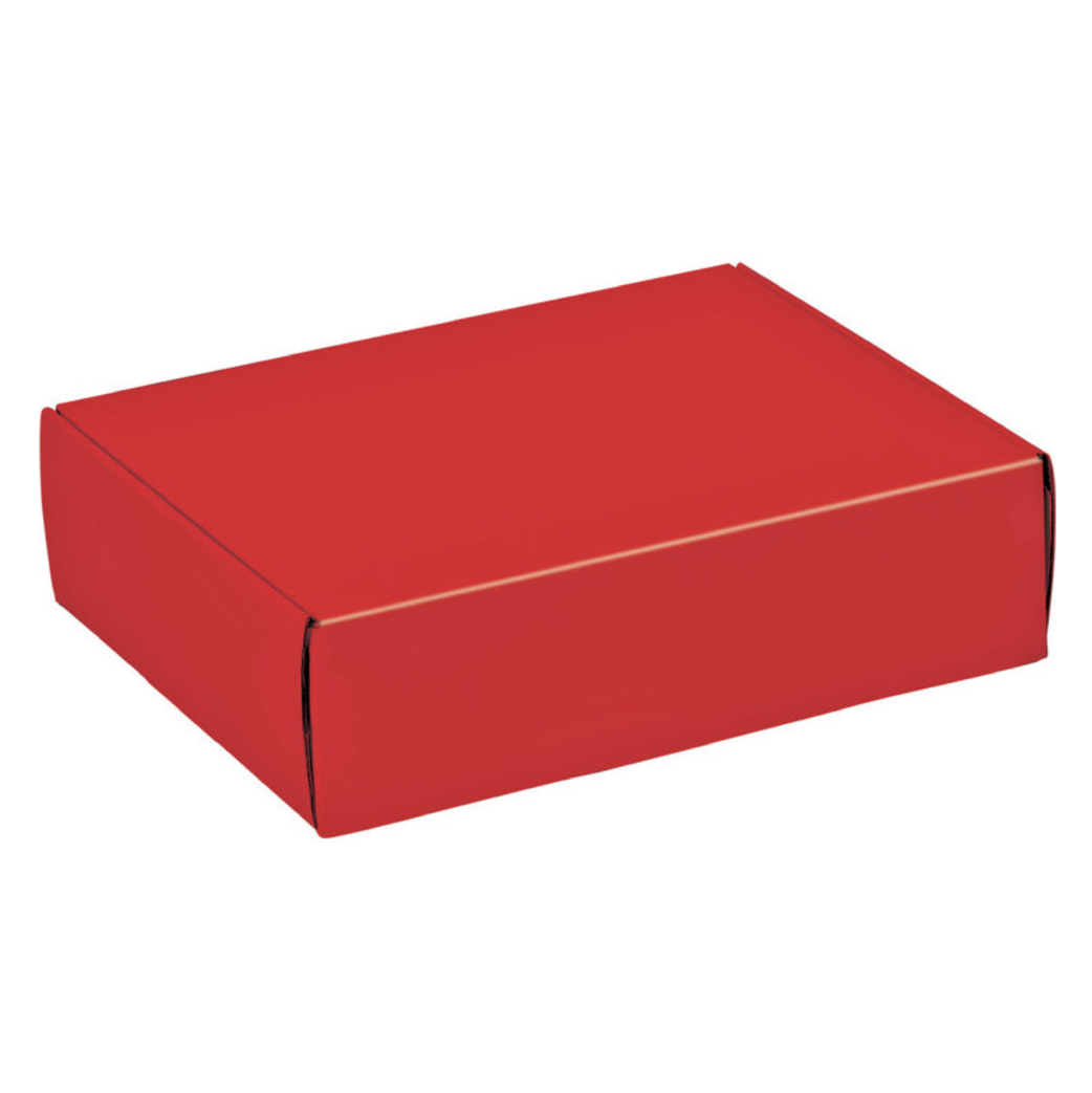 Medium Red Mailer Box 12" x 9" x 3"