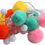 Miniature : Location 24/48 heures Guirlande lumineuse LED Pom Poms - 6,4 mètres, 20 LED