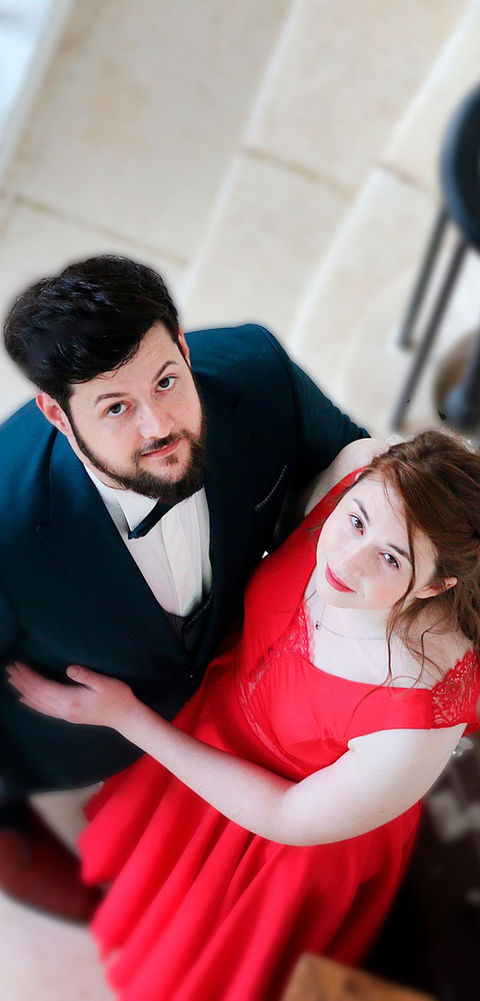 Un couple de mariés