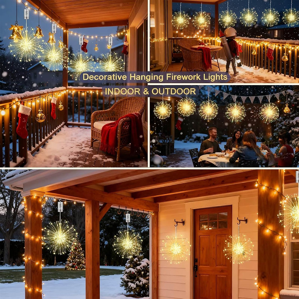 Miniature : Location 24/48 heures Joycome Lot de 2 boules lumineuses de Noël - 180 LED