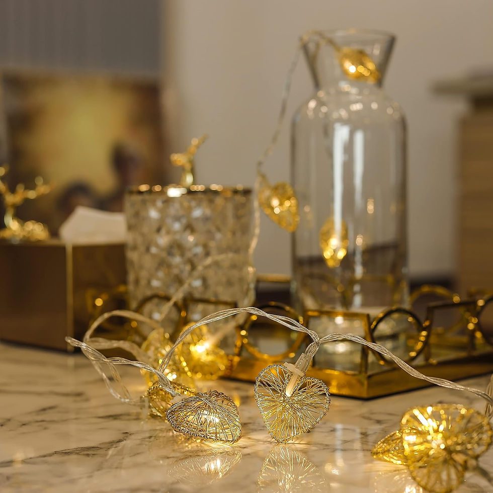 Miniature : Location 24/48 heures CozyHome Guirlande lumineuse intérieur coeur - 5 mètres
