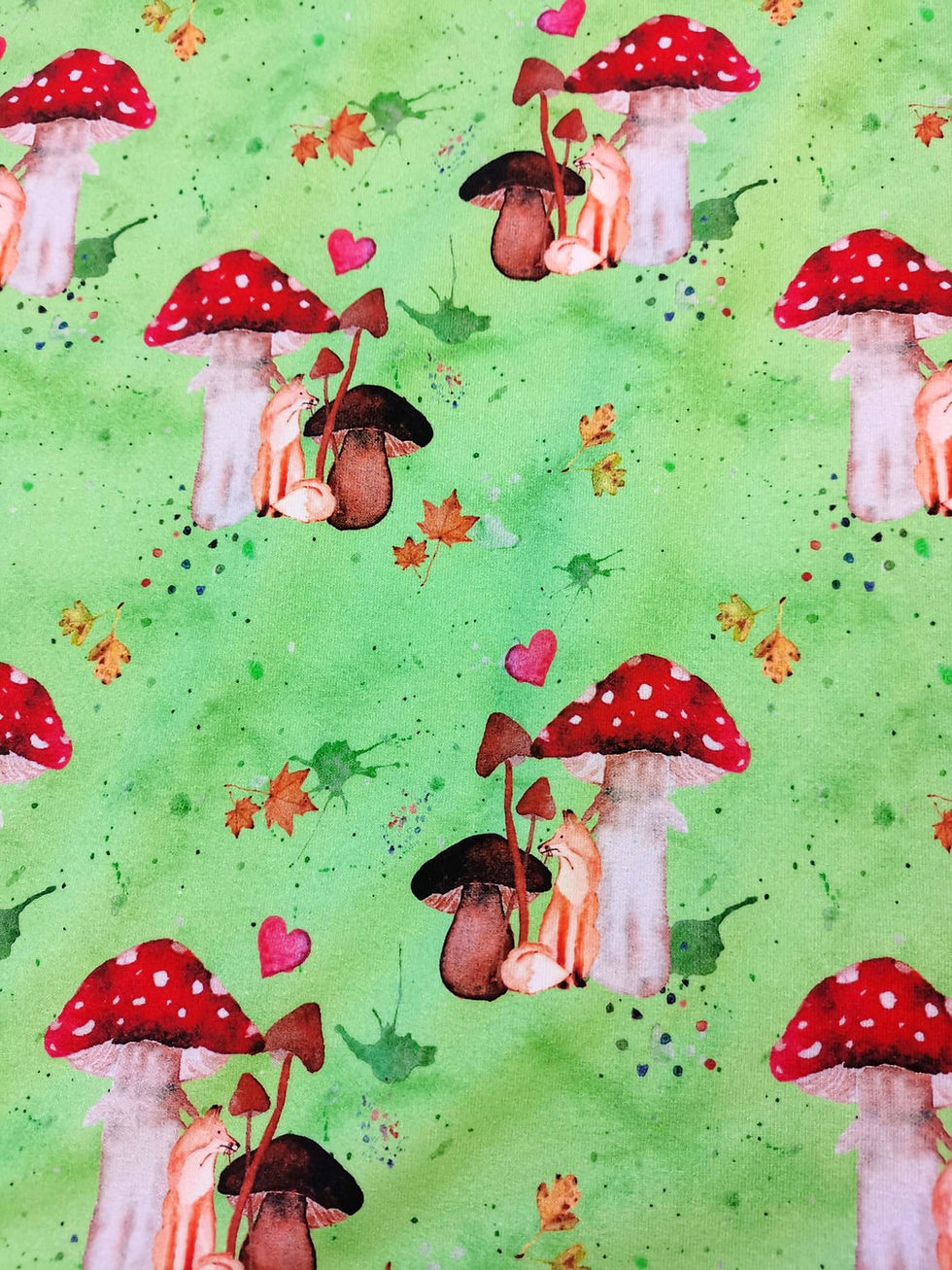 Thumbnail: Lillestoff - Organic Summer Sweat French Terry - Simone Kelly - Toadstool & Fox 