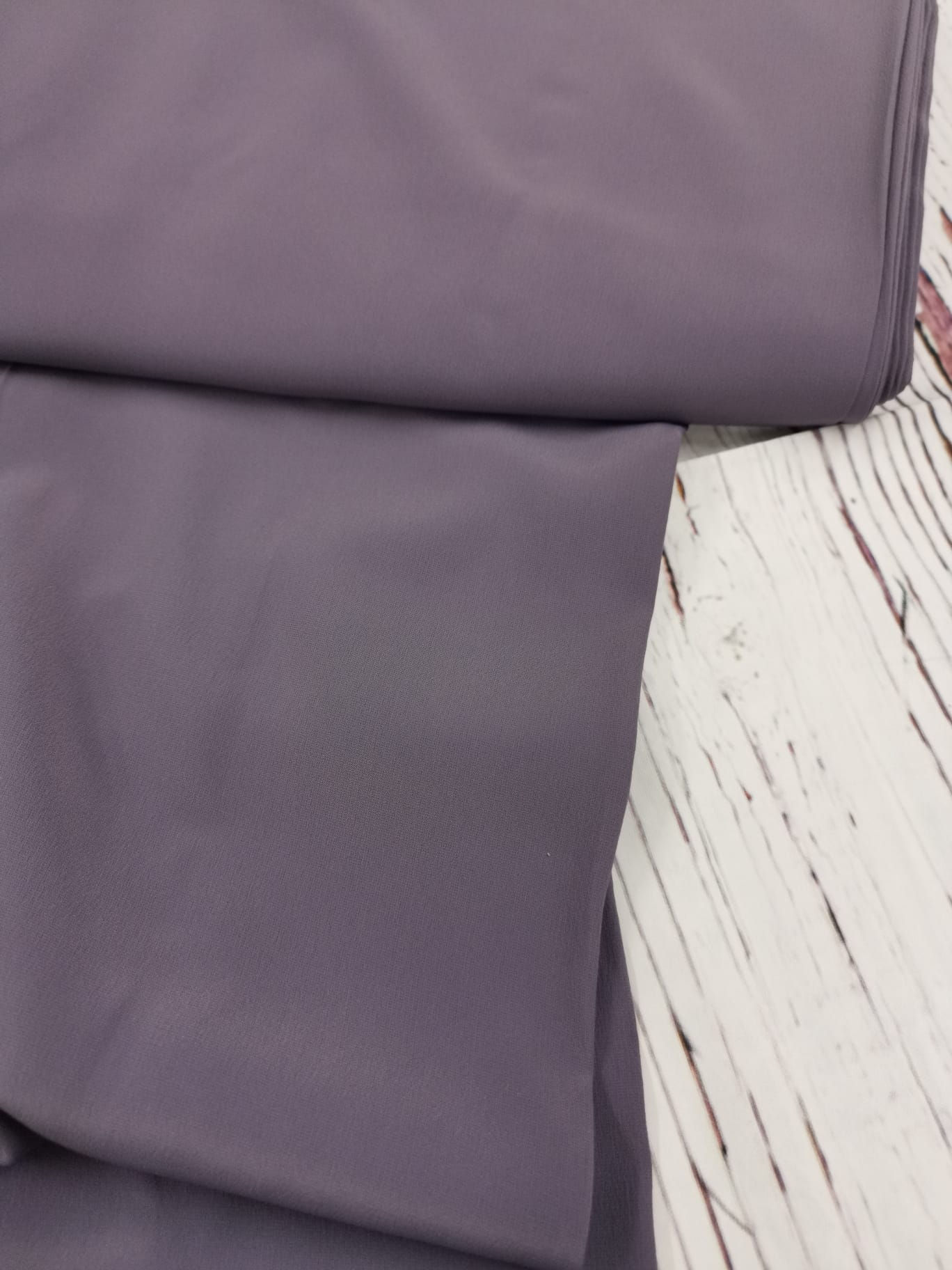 Dress Fabrics - Ex Designer Silk Mix Fabric - Lavender Purple