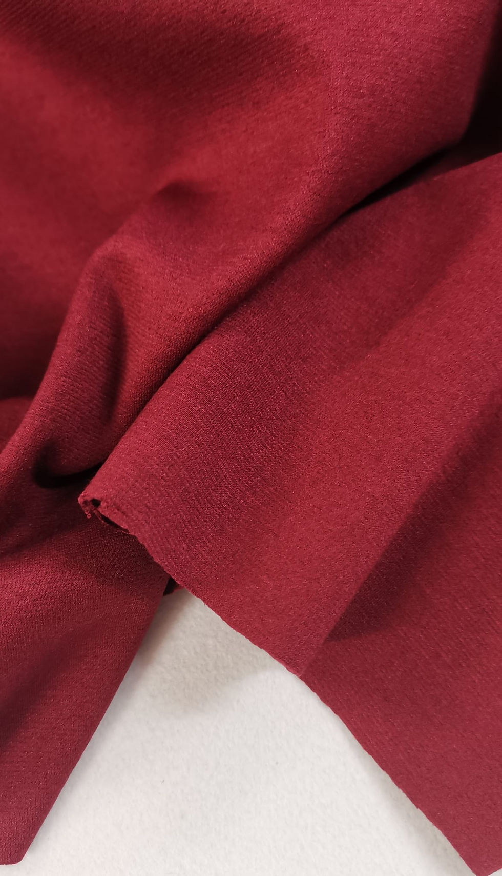 Thumbnail: Knitted Fabric - Punta Di Roma - Bright Red