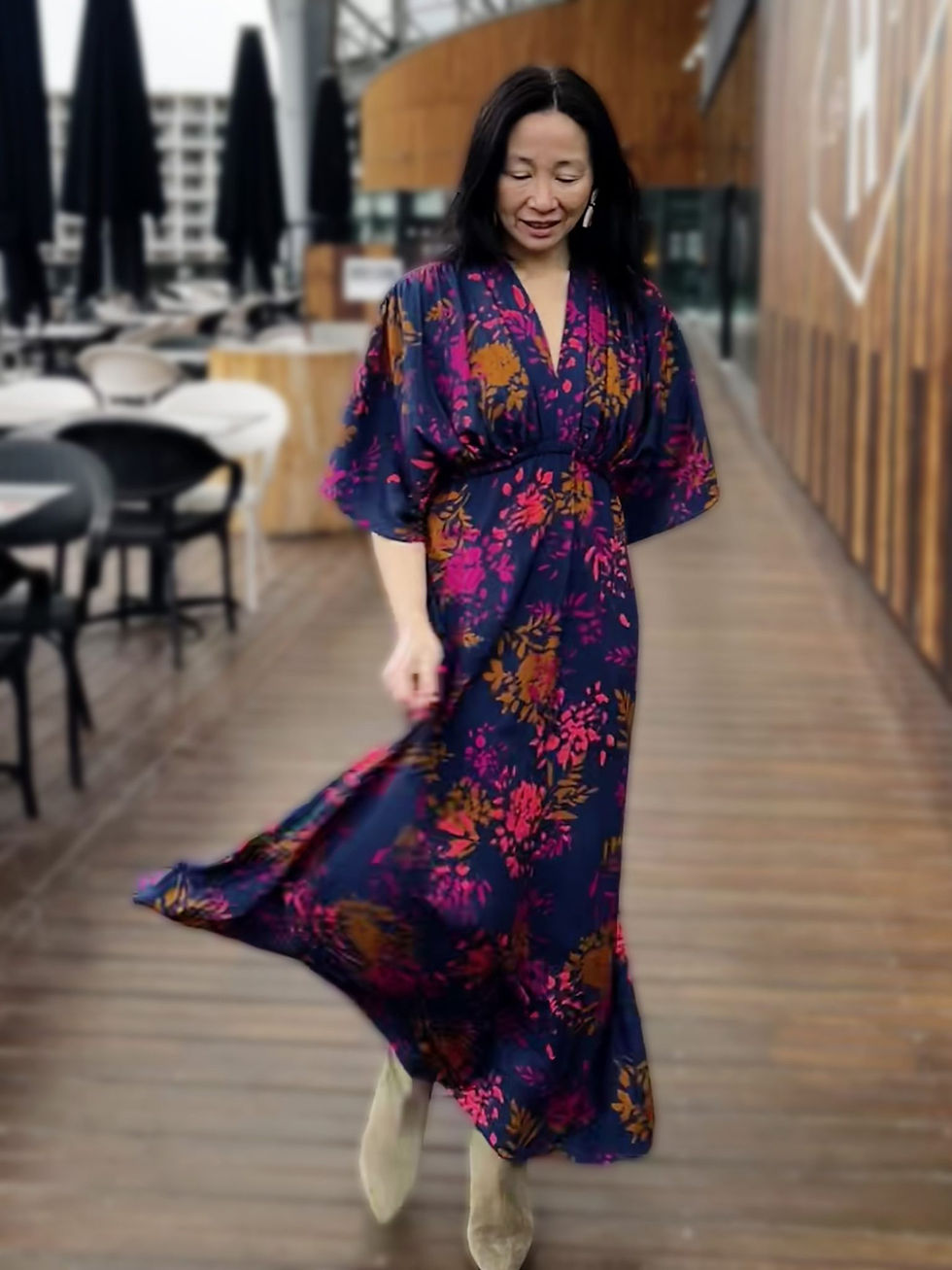Thumbnail: Viscose Crepe - Elena - My Dress Made - Floral Print