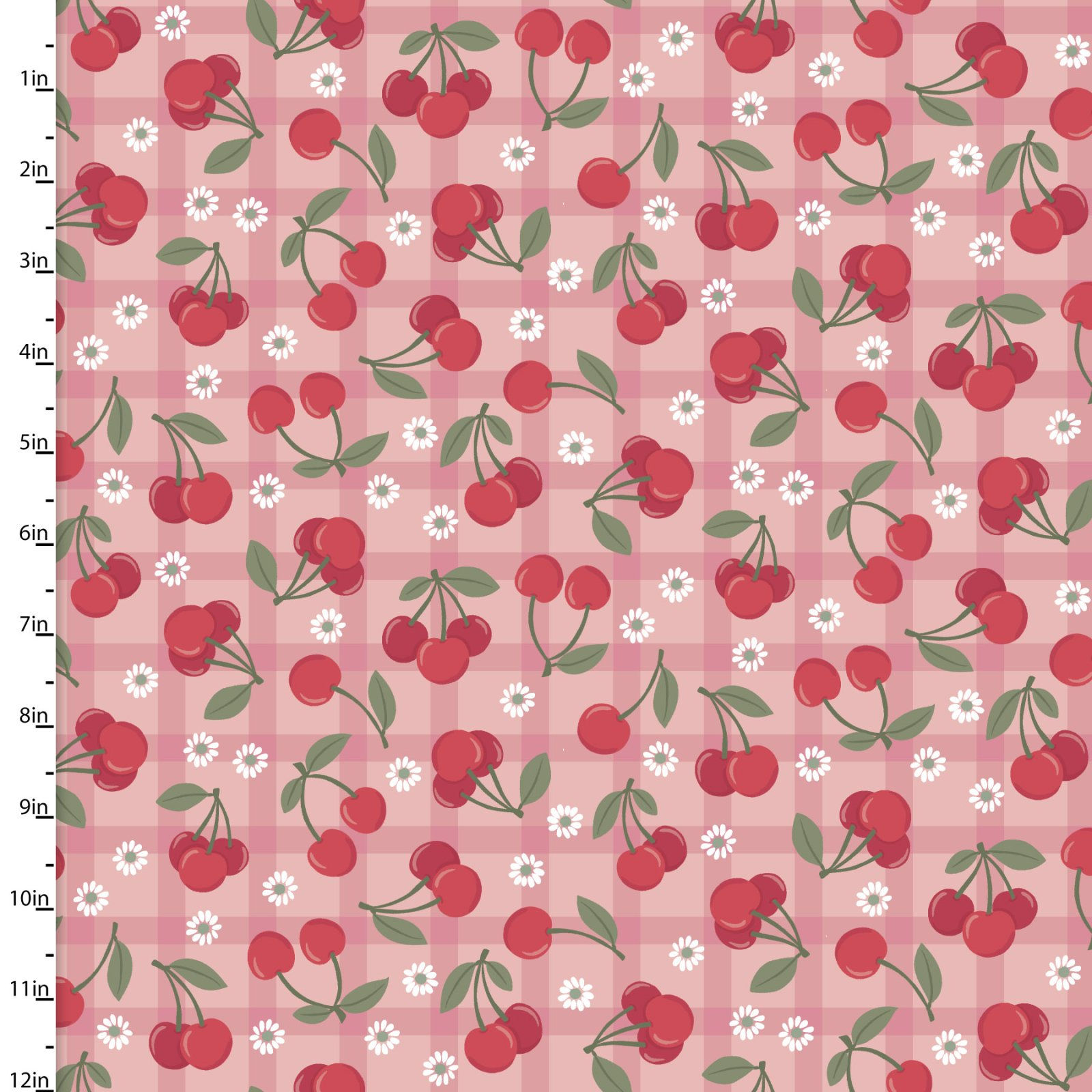 Quilting Cotton - 3 Wishes Fabrics - Highland Hazel - Cherry Print - Multi 