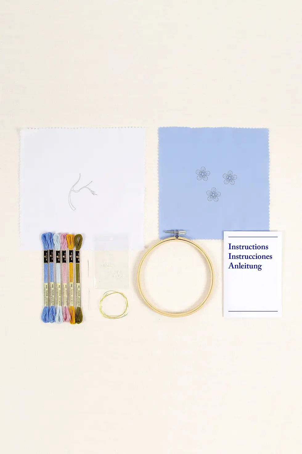 Thumbnail: Embroidery Kit -  DMC  - 3D Forget Me Not By Pippa Haynes