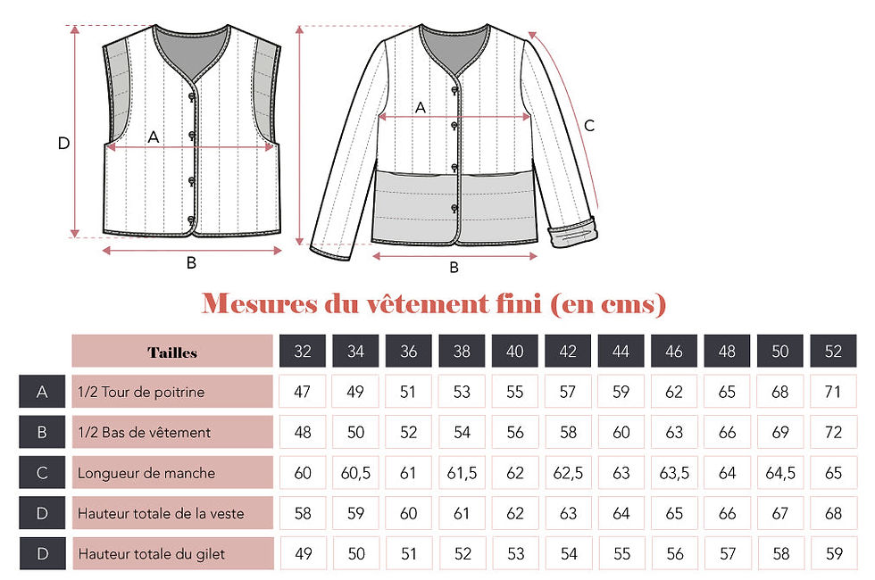 Thumbnail: Sewing Pattern - Super Bison - Quilted Jacket & Gilet (Sizes 32 - 52)