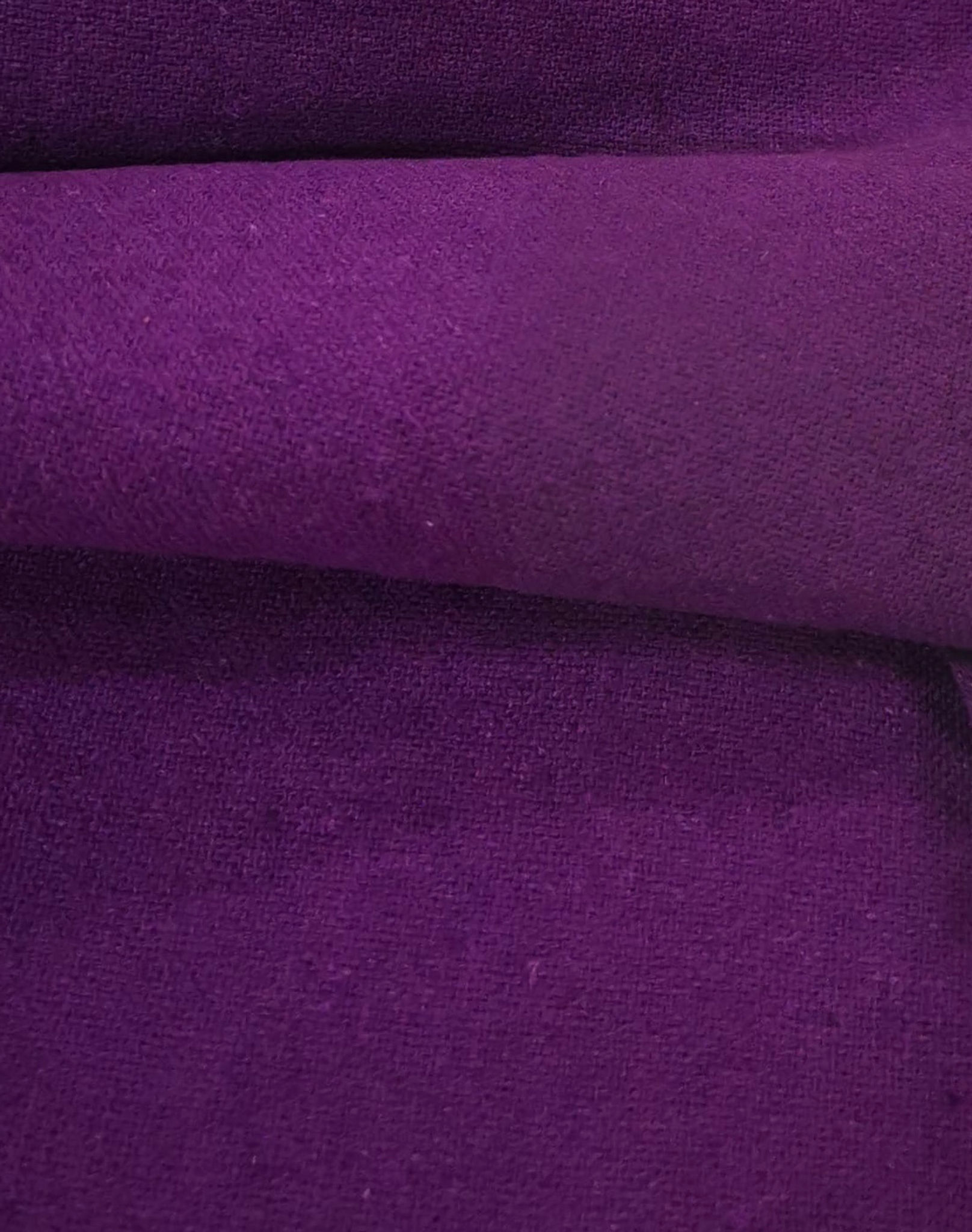 Linen Cotton Blend  - Woven Fabric - True Purple