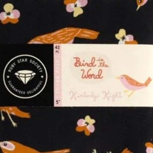 Thumbnail: Charm Pack - Kim Kight For Moda - Bird Is The Word - Multi - 42 Piece