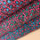 Thumbnail: Double Gauze - Cotton - Animal Print - Blue Background With Pink & Black