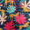 Thumbnail: Dress Fabrics - Swimwear Fabric - Jungle Print - Navy, Pink And Multi