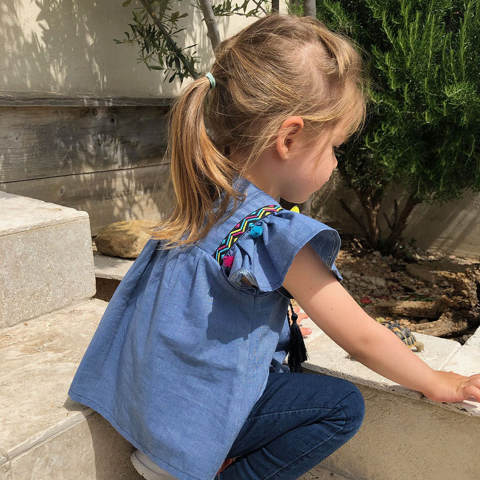 Thumbnail: Sewing Pattern - Super Bison - Mini Dune Dress (2 - 12 Years )