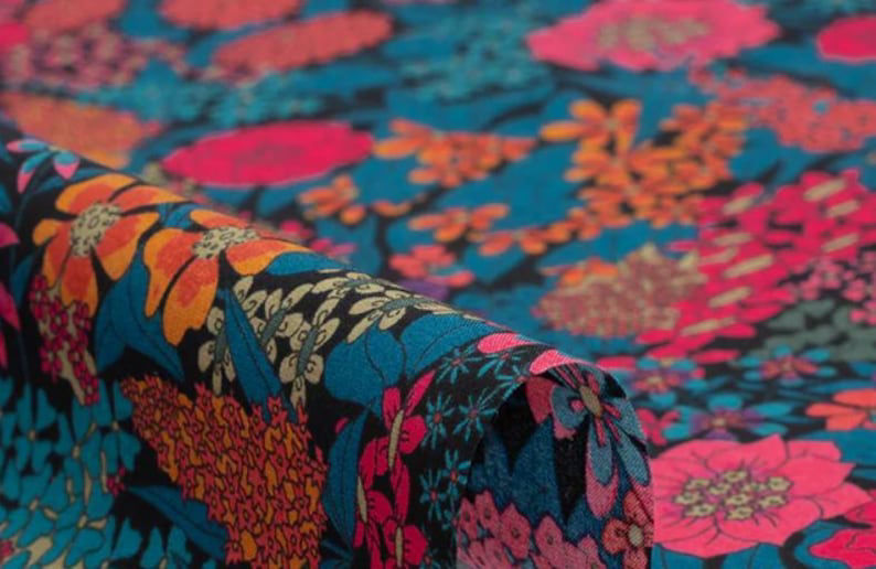 Thumbnail: Tana Lawn - Woven Cotton - Liberty London - Ciara - Floral Print - Multi