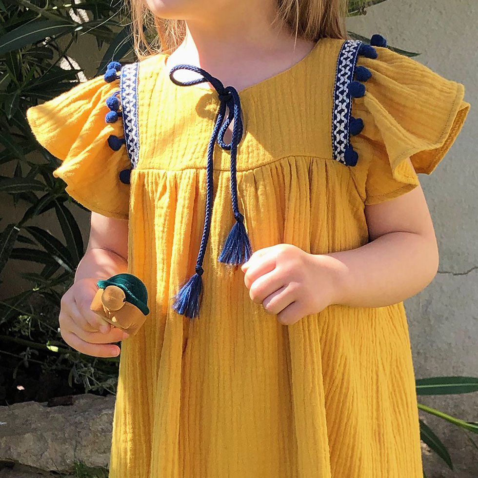 Thumbnail: Sewing Pattern - Super Bison - Mini Dune Dress (2 - 12 Years )