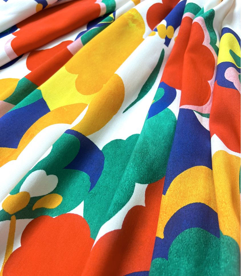 Thumbnail: Woven Viscose - Cousette - Flora Viva - Floral Print - Multi